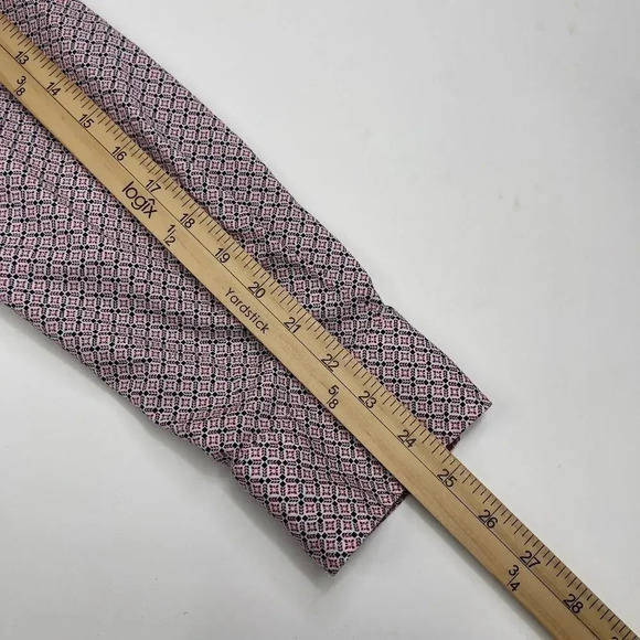 Tasso Elba Long Sleeve Cotton Square Printed Button Down Shirt - Picture 12 of 12